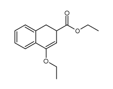 4-ethoxy-1,2-dihydro-[2]naphthoic acid ethyl ester Structure