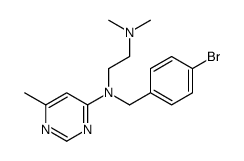 N'-[(4-bromophenyl)methyl]-N,N-dimethyl-N'-(6-methylpyrimidin-4-yl)ethane-1,2-diamine Structure