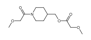 (1-(2-methoxyacetyl)piperidin-4-yl)methyl 2-methoxyacetate结构式