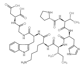 H-Pro-Thr-His-Ile-Lys-Trp-Gly-Asp-OH结构式