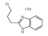 2-(3-Bromo-propyl)-1H-benzoimidazole hydrobromide结构式