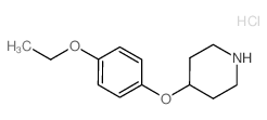 4-(4-Ethoxyphenoxy)piperidine hydrochloride结构式