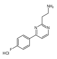 2-[4-(4-fluorophenyl)pyrimidin-2-yl]ethanamine,hydrochloride Structure