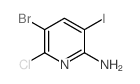 5-Bromo-6-chloro-3-iodopyridin-2-amine Structure