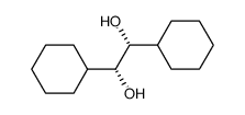 (1R,2R)-1,2-Dicyclohexyl-1,2-ethanediol structure