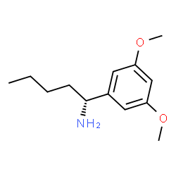 (1R)-1-(3,5-DIMETHOXYPHENYL)PENTYLAMINE结构式