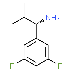 (S)-1-(3,5-difluorophenyl)-2-methylpropan-1-amine Structure