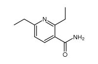 2,6-diethylpyridine-3-carboxamide Structure