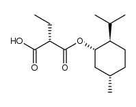 (+)-(1S,3S,4R)-p-Menthan-3-yl Hydrogen (S)-Ethylmalonate Structure