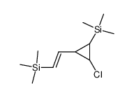 1-(2-trimethylsilylethenyl)-2-chloro-3-trimethylsilylcyclopropane Structure