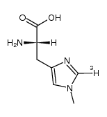 1-methyl[2-(3)H]-L-histidine结构式