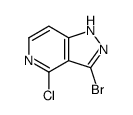 3-bromo-4-chloro-1H-pyrazolo[4,3-c]pyridine Structure