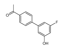 1-[4-(3-fluoro-5-hydroxyphenyl)phenyl]ethanone Structure