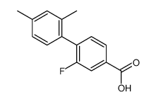 4-(2,4-dimethylphenyl)-3-fluorobenzoic acid结构式