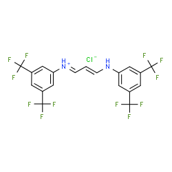 (4-AZA-4-(3,5-BIS(TRIFLUOROMETHYL)PHENYL)BUTA-1,3-DIENYL)(3,5-BIS(TRIFLUOROMETHYL)PHENYL)AMINE, HYDROCHLORIDE Structure