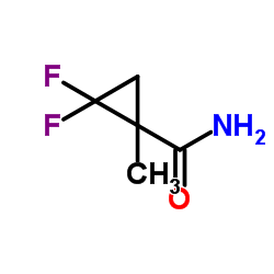 Cyclopropanecarboxamide, 2,2-difluoro-1-methyl- (9CI)结构式