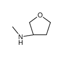 (R)-Methyl-(tetrahydro-furan-3-yl)-amine Structure