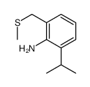 2-(methylsulfanylmethyl)-6-propan-2-ylaniline Structure