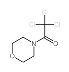 2,2,2-三氯-1-吗啉-1-乙酮结构式