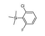 1-chloro-2-trimethylsilyl-3-fluorobenzene结构式