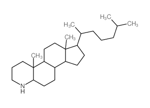 9a,11a-dimethyl-1-(6-methylheptan-2-yl)-2,3,3a,3b,4,5,5a,6,7,8,9,9b,10,11-tetradecahydro-1H-indeno[5,4-f]quinoline结构式