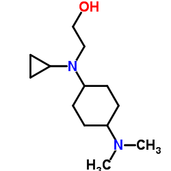 2-{Cyclopropyl[4-(dimethylamino)cyclohexyl]amino}ethanol Structure