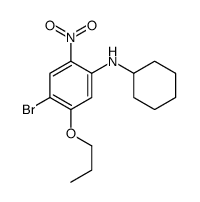 4-Bromo-N-cyclohexyl-2-nitro-5-propoxyaniline图片