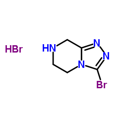 3-溴-5,6,7,8-四氢-[1,2,4]三唑并[4,3-a]吡嗪氢溴酸盐图片