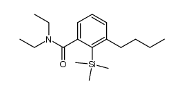 3-butyl-N,N-diethyl-2-(trimethylsilyl)benzamide结构式