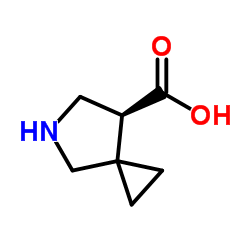 (7S)-5-Azaspiro[2.4]heptane-7-carboxylic acid结构式