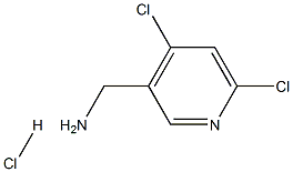 (4,6-dichloropyridin-3-yl)MethanaMine hydrochloride结构式