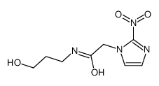 N-(3-hydroxypropyl)-2-(2-nitroimidazol-1-yl)acetamide Structure