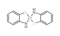 Zinc, bis[2-(amino-kN)benzenethiolato-kS]-, (T-4)-结构式