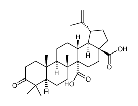 3-oxolup-20(29)-ene-27,28-dioic acid Structure