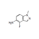 5-氨基-4-氟-1-甲基吲唑结构式