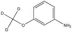 3-(Methoxy-d3)-aniline结构式