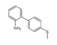 4'-METHYLSULFANYL-BIPHENYL-2-YLAMINE structure