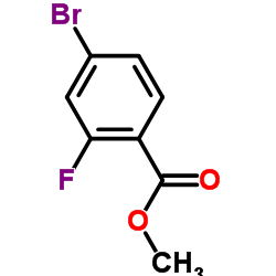 Methyl 4-bromo-2-fluorobenzoate Structure