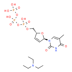 Stavudine Triphosphate TEA Salt Structure