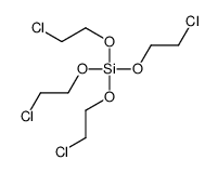 Tetra(2-chloroethoxy)silane Structure