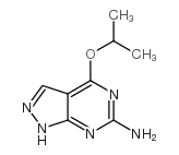 1H-Pyrazolo[3,4-d]pyrimidin-6-amine, 4-(1-methylethoxy)- structure