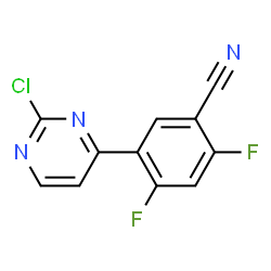 5-(2-Chloropyrimidin-4-Yl)-2,4-Difluorobenzonitrile structure