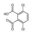 3,6-dichloro-2-nitrobenzoic acid结构式