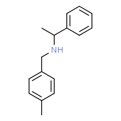 N-(4-methylbenzyl)-N-(1-phenylethyl)amine Structure