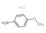 对茴香胺盐酸盐结构式