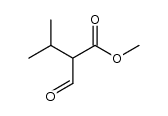 methyl 2-formyl-3-methylbutanoate Structure