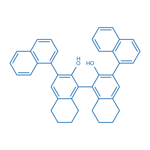 (S)-3,3'-Bis(1-naphthyl)-5,5',6,6',7,7',8,8'-octahydro-1,1'-bi-2,2'-naphthol structure