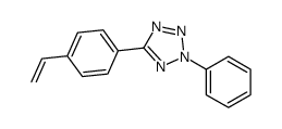 5-(4-ethenylphenyl)-2-phenyltetrazole结构式