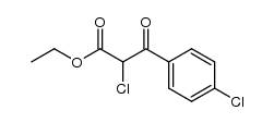 ethyl 2-chloro-3-(4-chlorophenyl)-3-oxopropanoate结构式