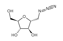 2,5-anhydro-1-azido-1-deoxy-D-mannitol Structure